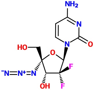 (image for) MC004482 4'-C-Azido-2'-deoxy-2',2'-difluoro-cytidine